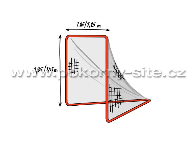 Bild von Fieldlacrosse - 1,85 x 1,85 m