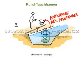 Bild von Tauchhamen / Daubel - Rund - Masche 6 mm