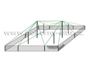 Bild von Volierennetz / Vogelnetz - PE 70/3 mm