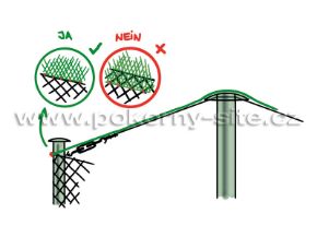 Bild von Volierennetz / Vogelnetz - PE 25/2 mm