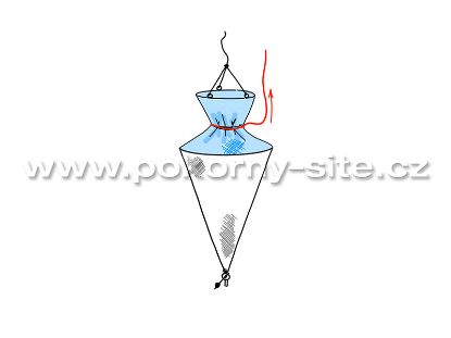 Bild von Planktonnetz nach Apstein – Ausführung mit Schliessvorrichtung - Dm. 20 cm