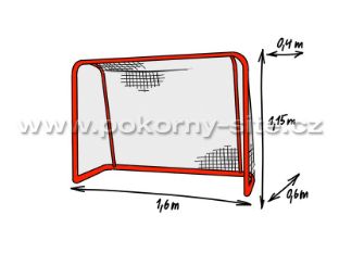 Bild von Floorballtornetz, 1,6 m x 1,15 m