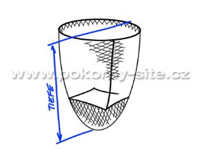 Bild von Stosshamen-Netz, lose, maschinell, montiert, Masche 15 mm