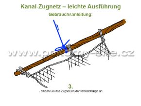 Bild von Zugnetz für Kanäle, Masche 10 mm 